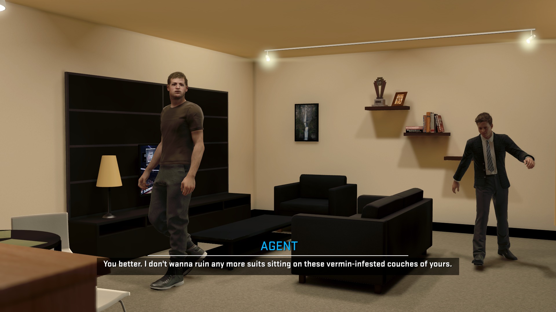 NBA 2K15 Undrafted Player's apartment