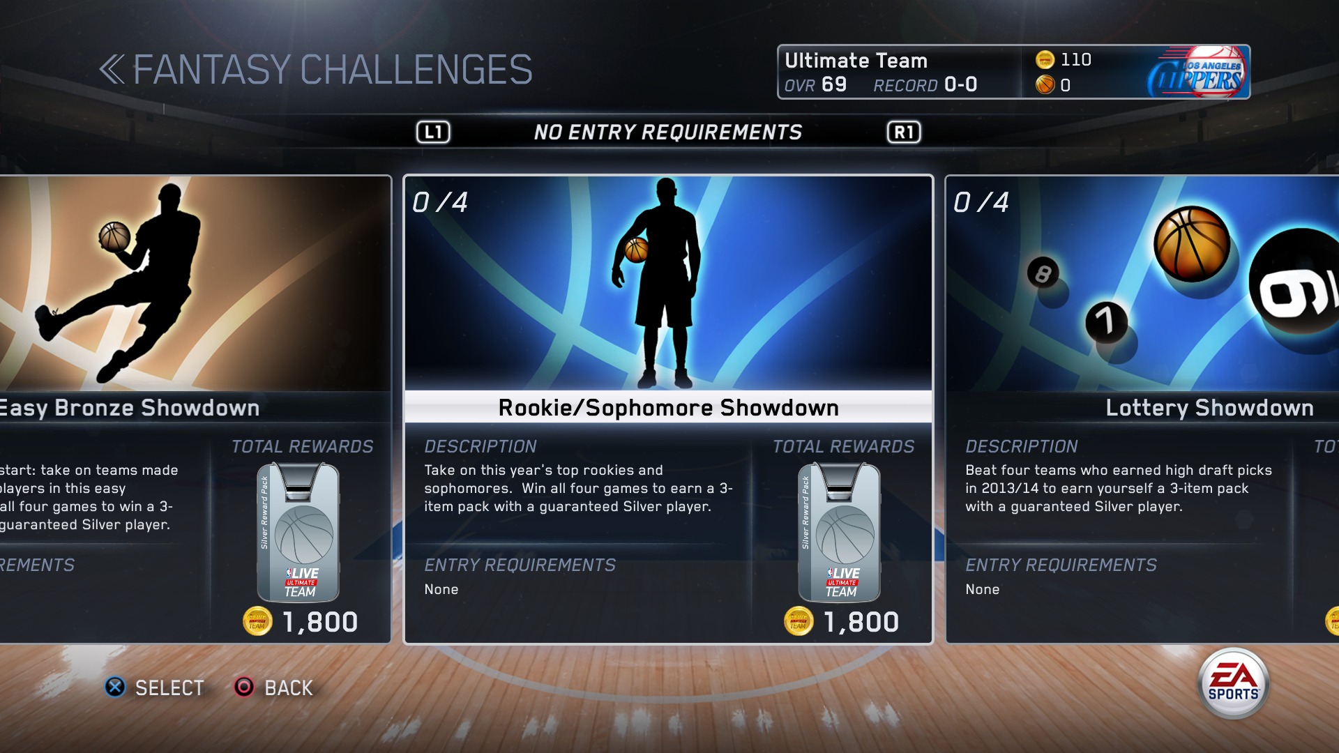 NBA LIVE 15 Ultimate Team Challenges
