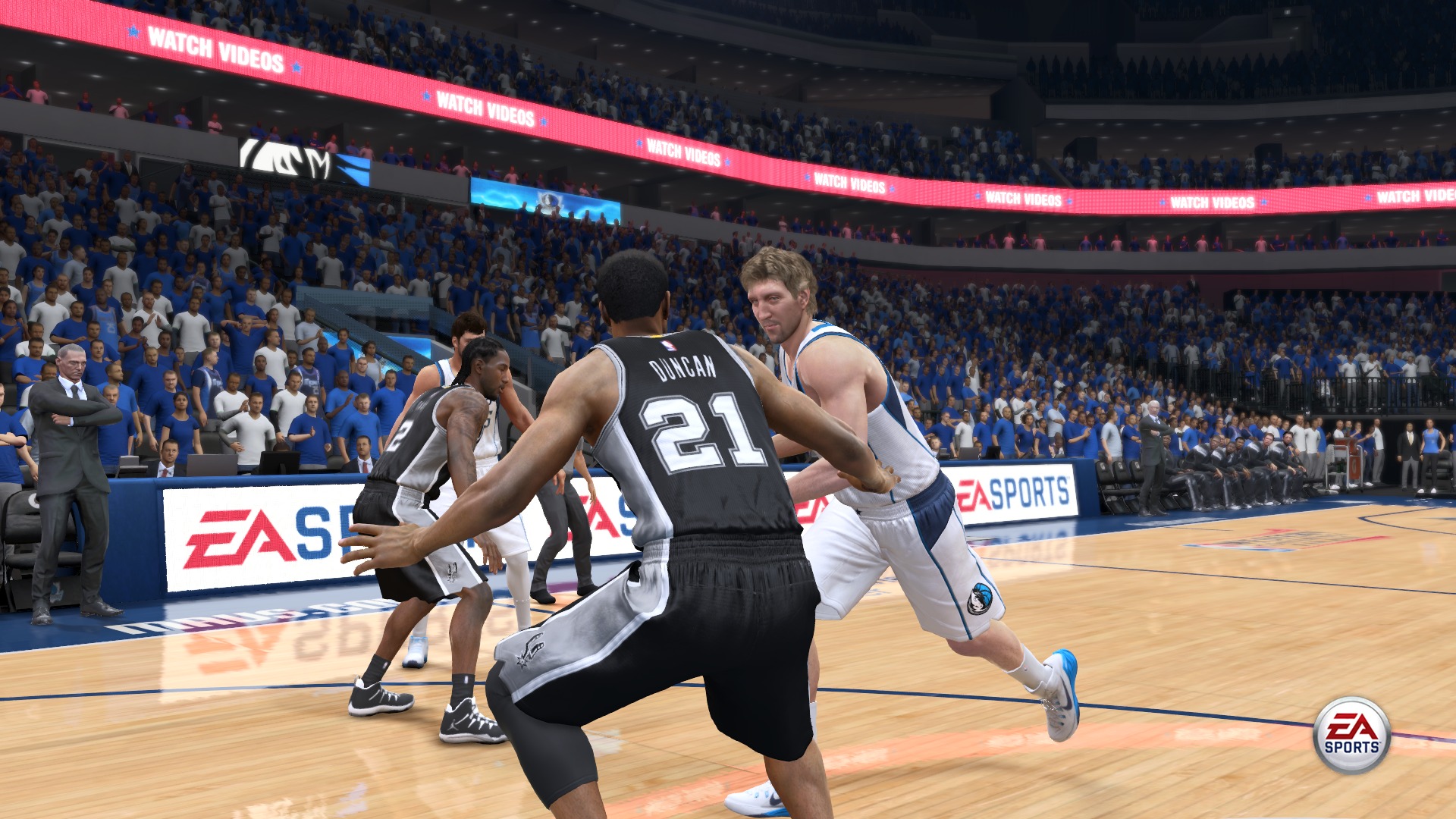 NBA LIVE 15 Dirk vs. Duncan