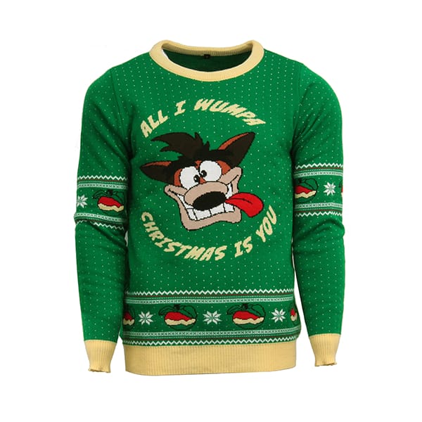 Crash Bandicoot Christmas Sweater