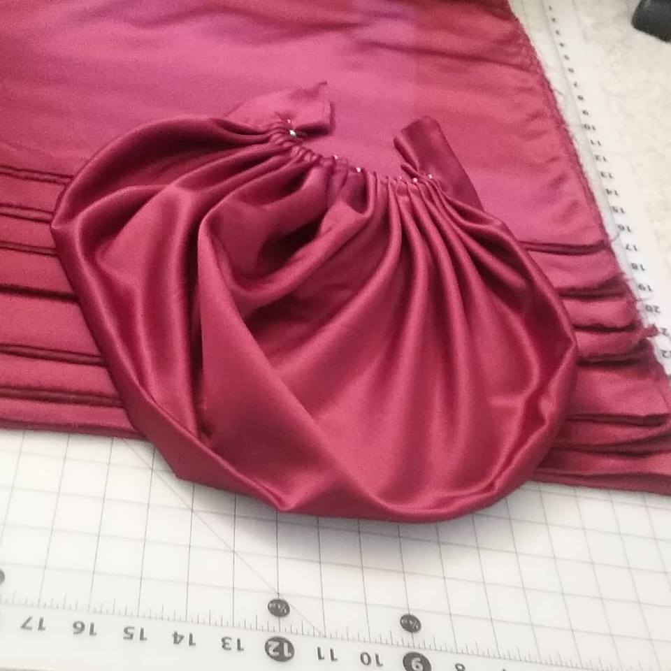 Satin Bustle for Persona 5 Milady Cosplay