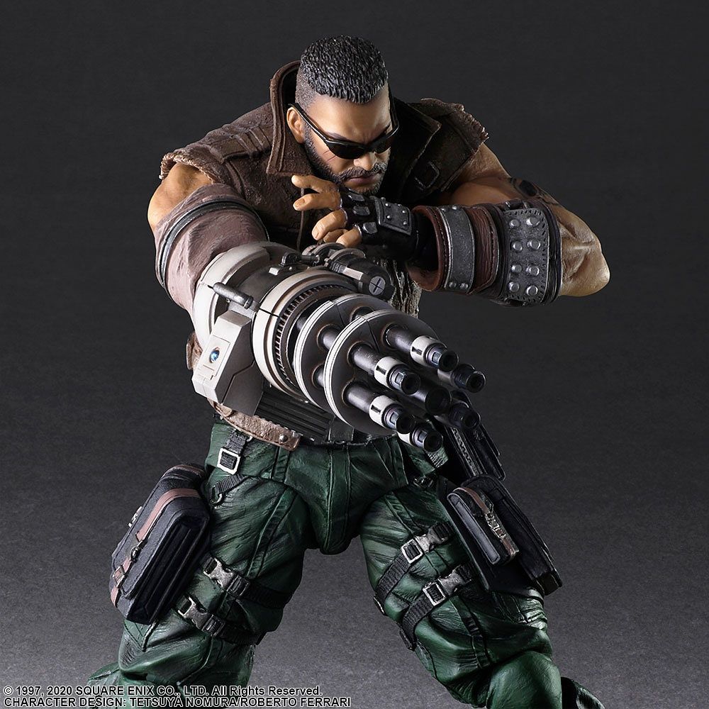 Play Arts Kai's FFVII Remake Figures Barrett