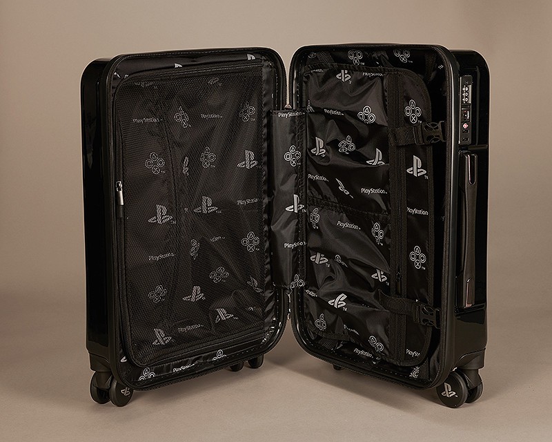 PlayStation Logo Carry-On Luggage Inside