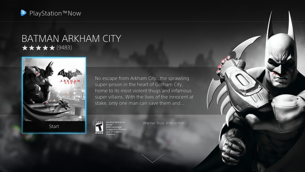 PlayStation Now July 2015 UI Update