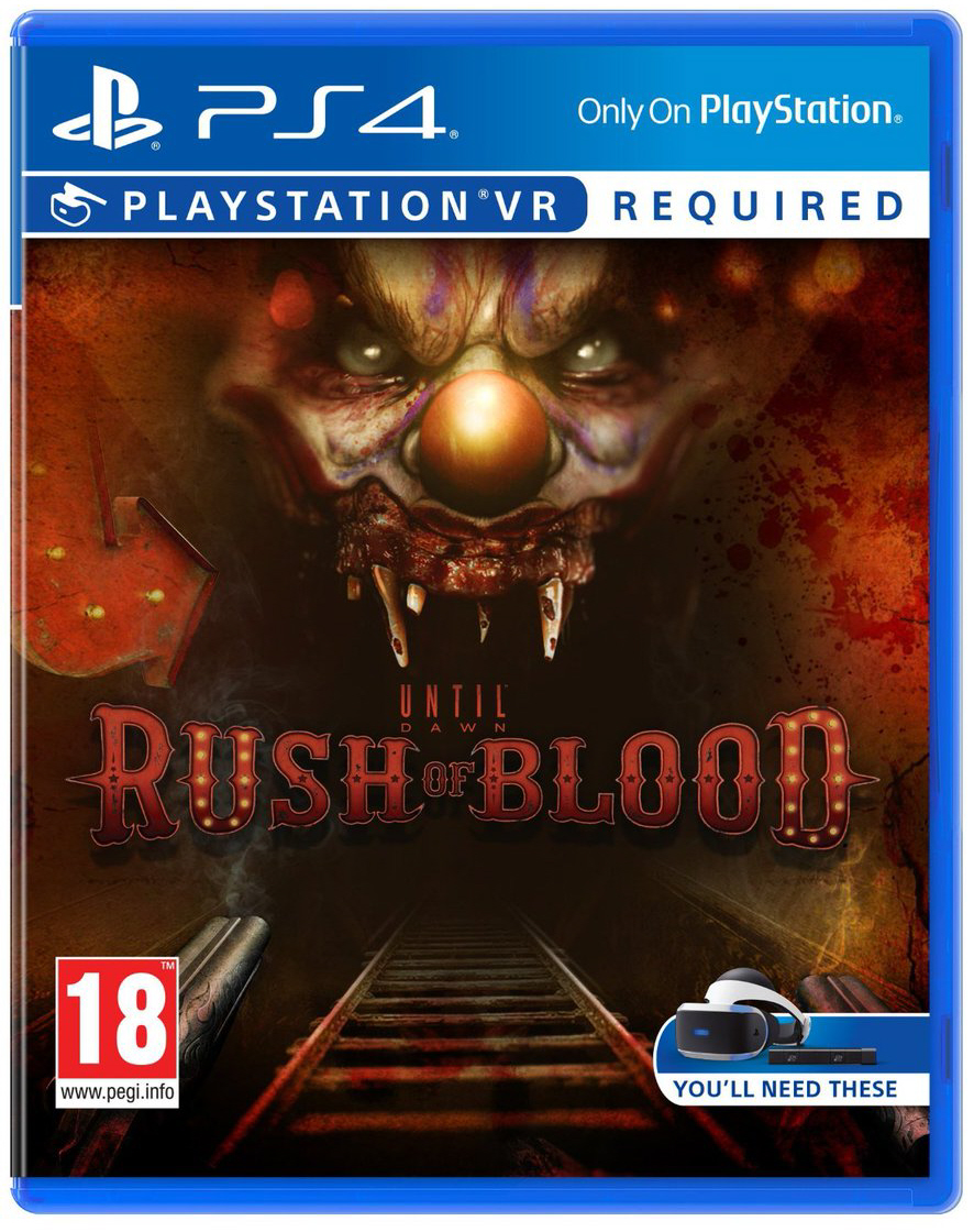 PlayStation VR Box Art Until Dawn: Rush of Blood