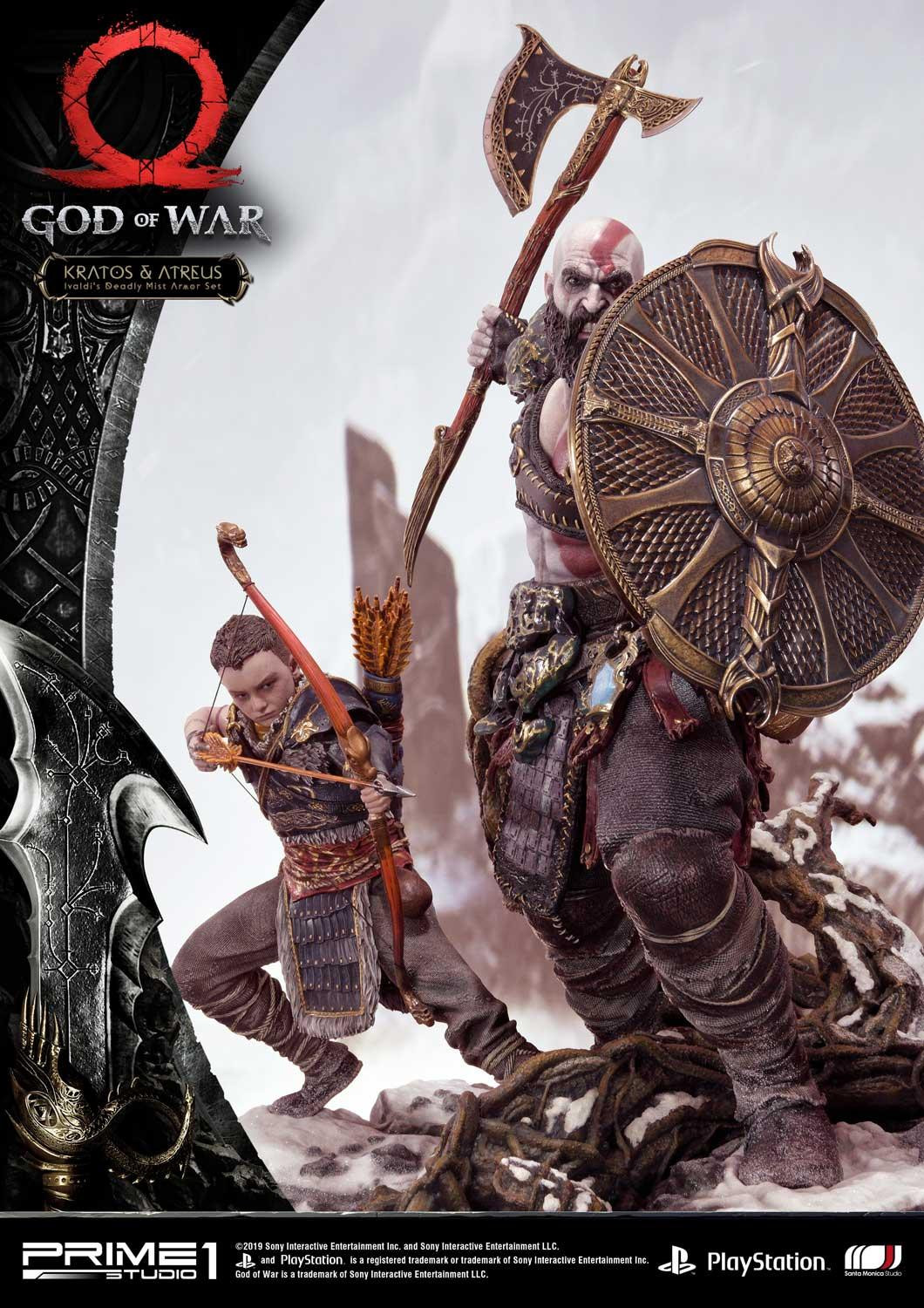 Prime 1 Studio's Kratos and Atreus Statue