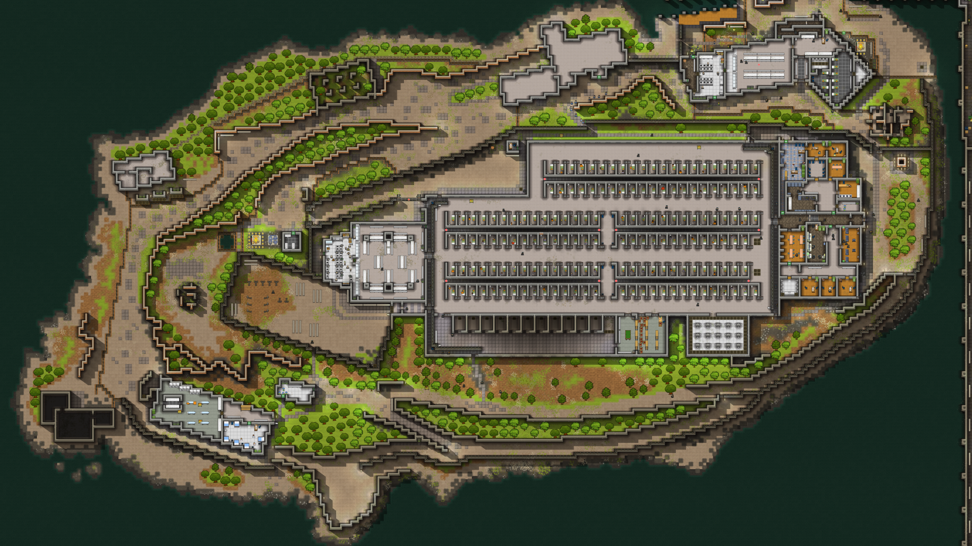 Prebuilt Prison The Rock 01