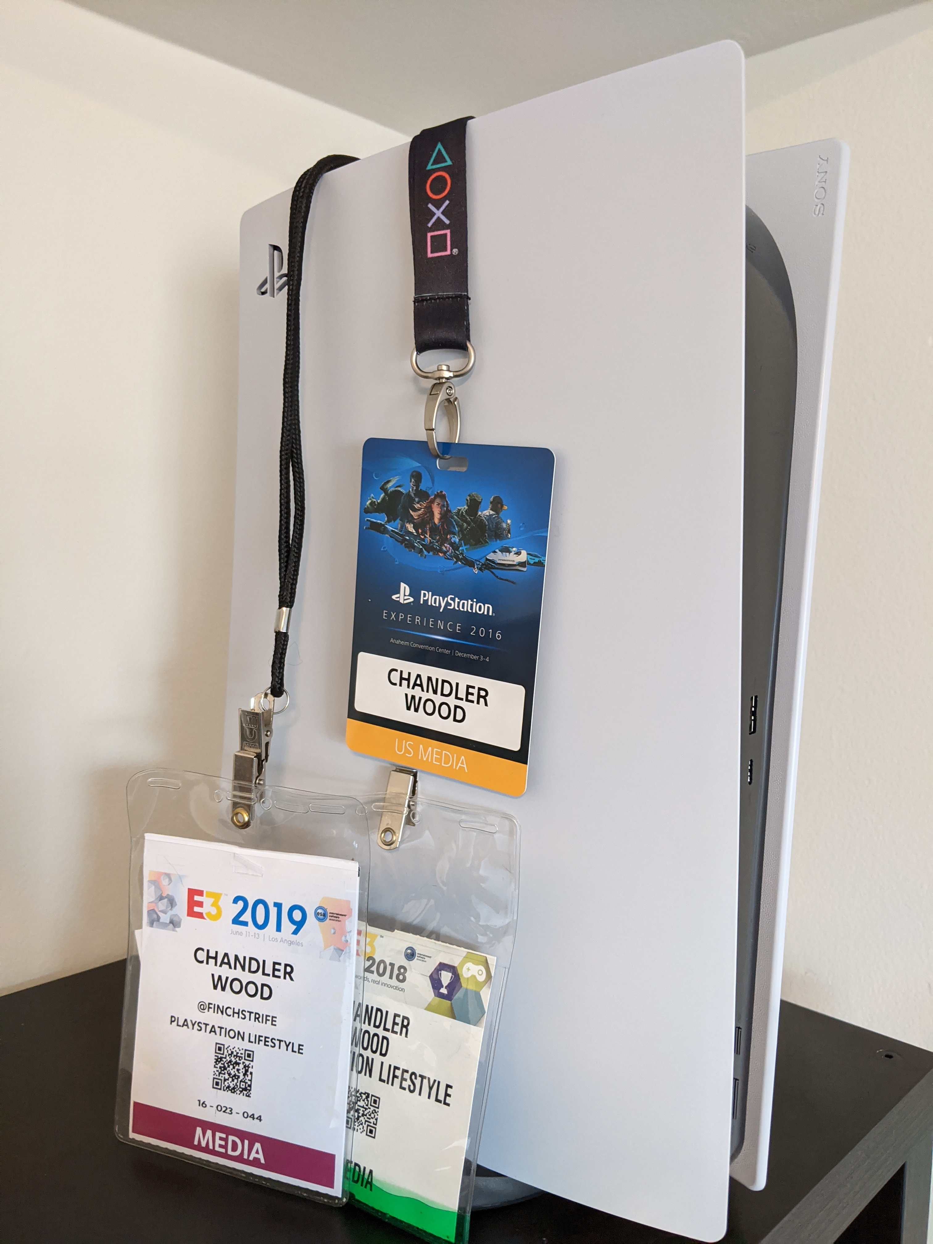 PS5 Next to Event and Expo Badges