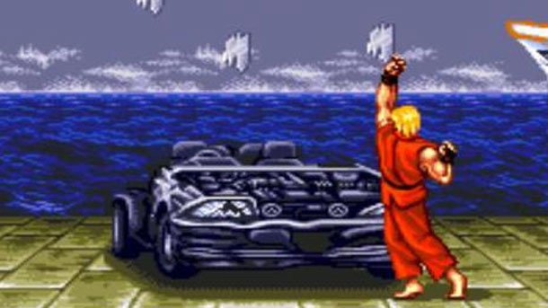 Street Fighter V Car Punching
