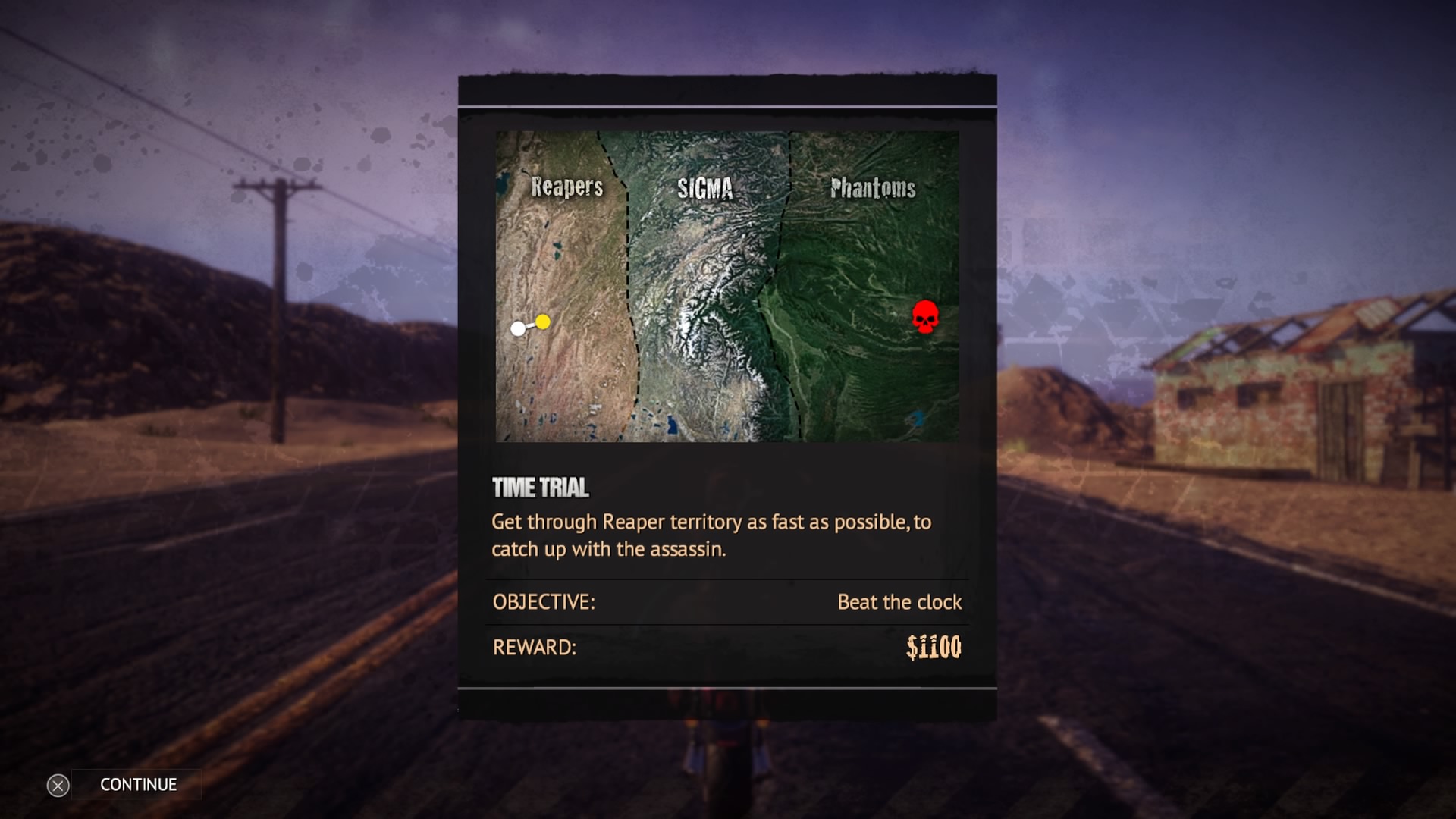 Road Redemption Objective