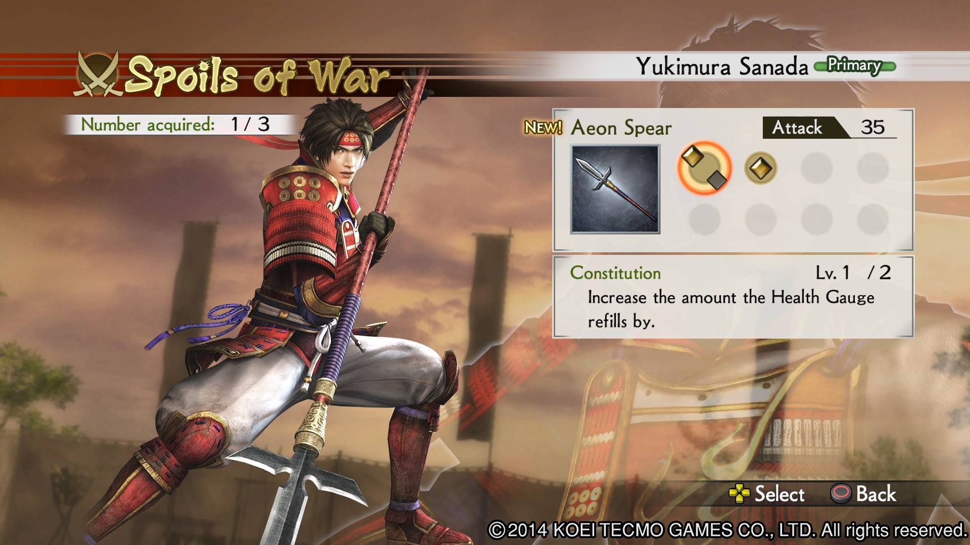 Samurai Warriors 4 Spoils of War