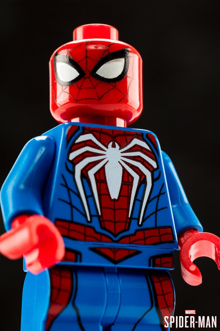SDCC 2019 Marvel's Spider-Man LEGO minifig