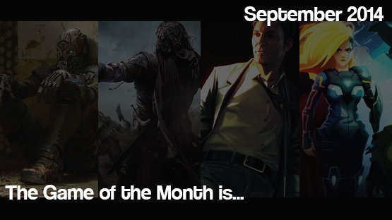 The September 2014 Game of the Month is...