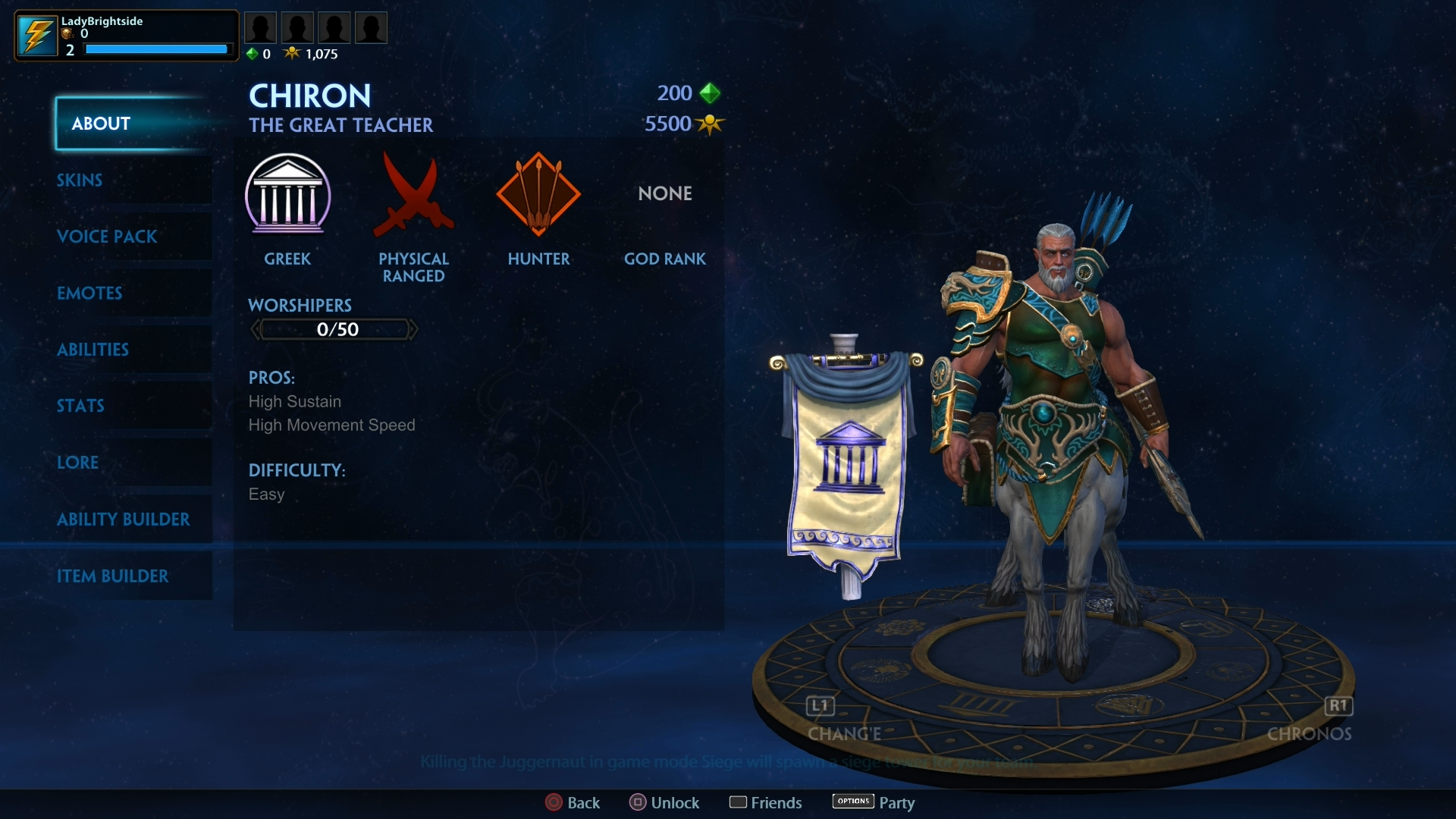 SMITE - List of Gods