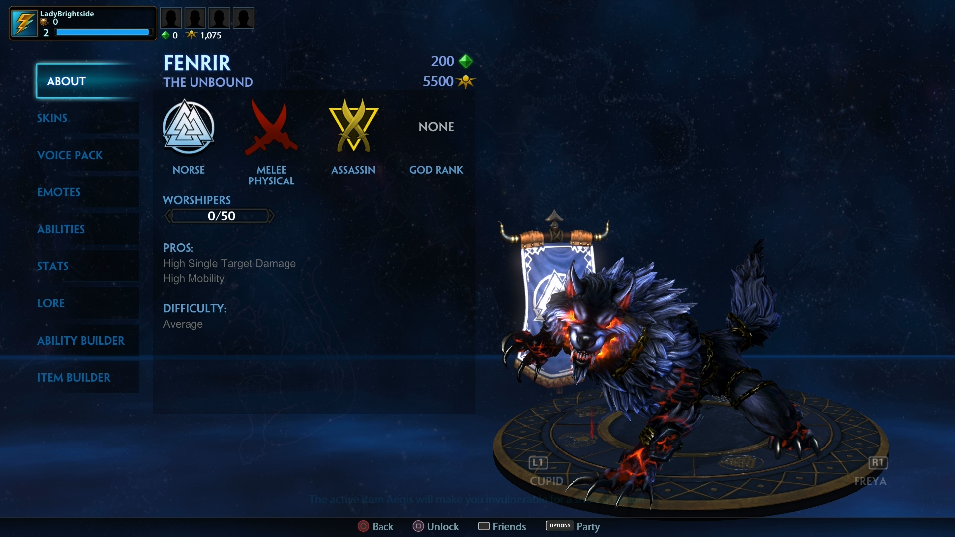 SMITE - List of Gods