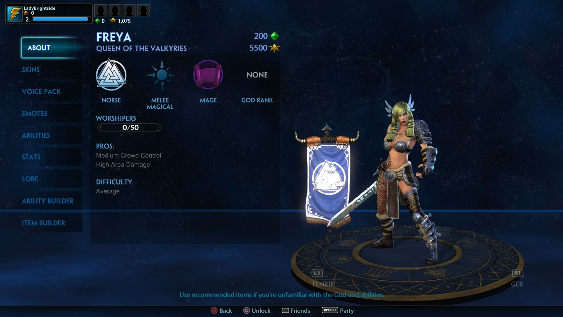 SMITE - List of Gods