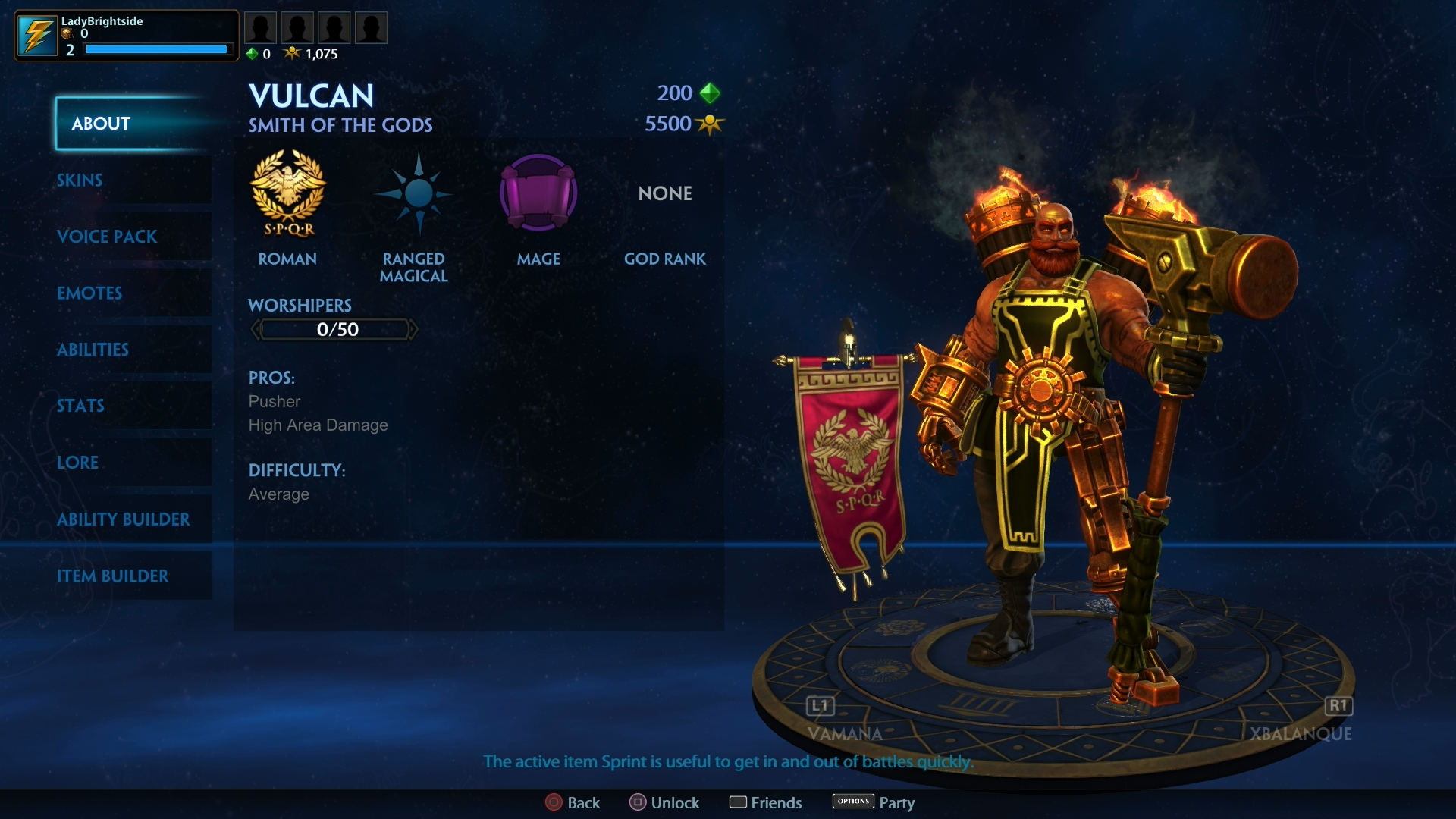 SMITE - List of Gods