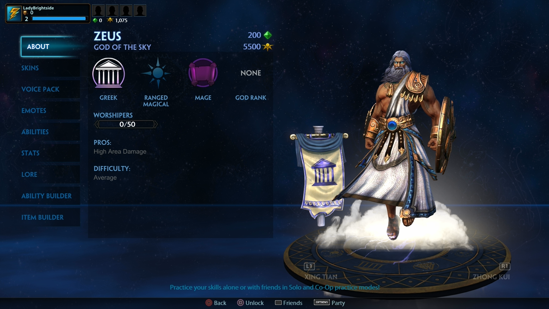 SMITE - List of Gods