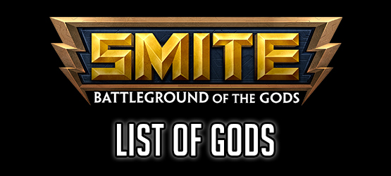 SMITE - List of Gods