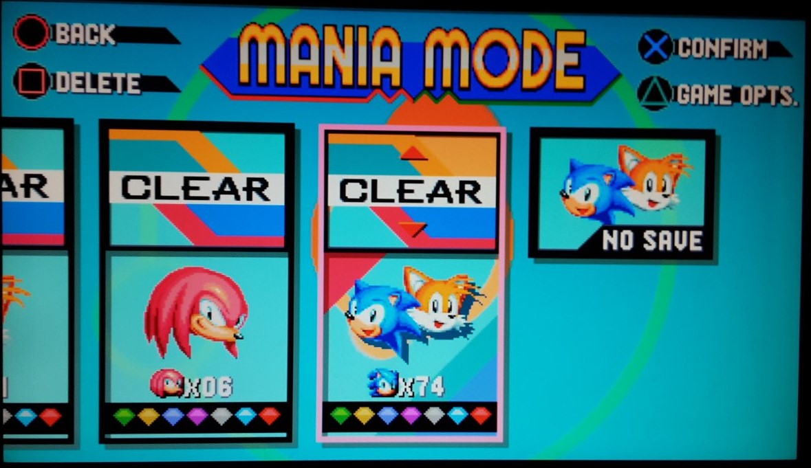 Sonic Mania Leak Mania Mode Menu