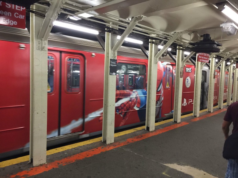 Spider-Man Train Advertisements #1