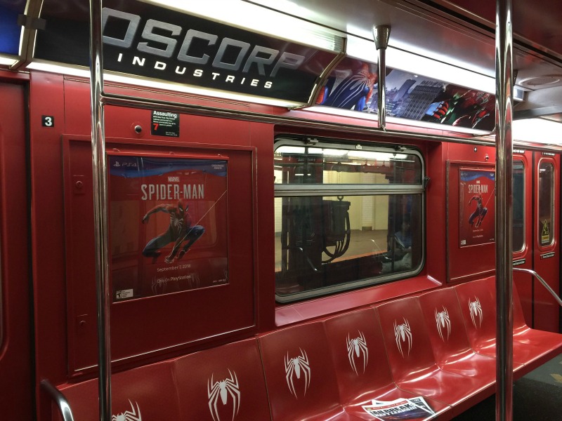 Spider-Man Train Advertisements #2