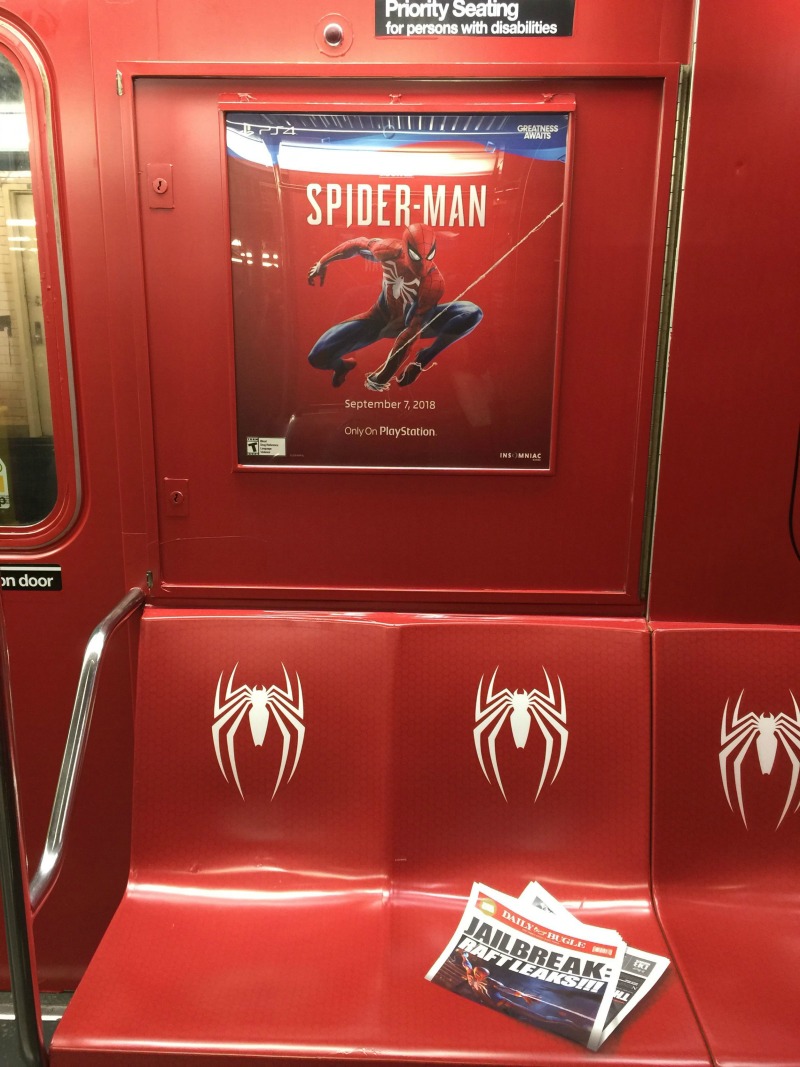 Spider-Man Train Advertisements #12
