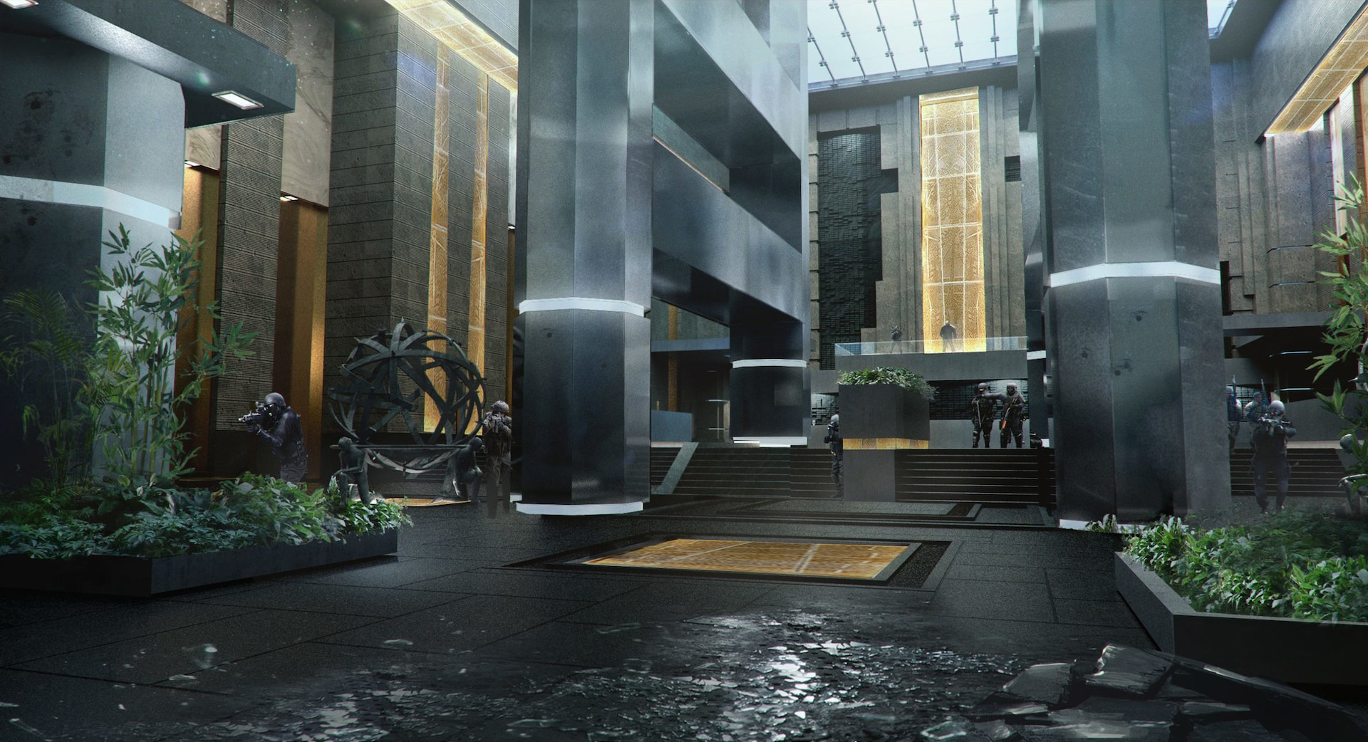 Spiderman  - Fisk Tower Lobby Concept