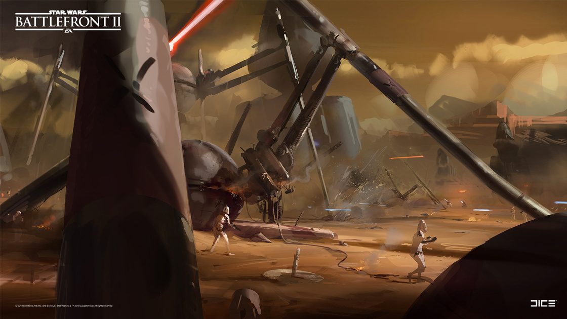 Star Wars Battlefront 2 Concept Art
