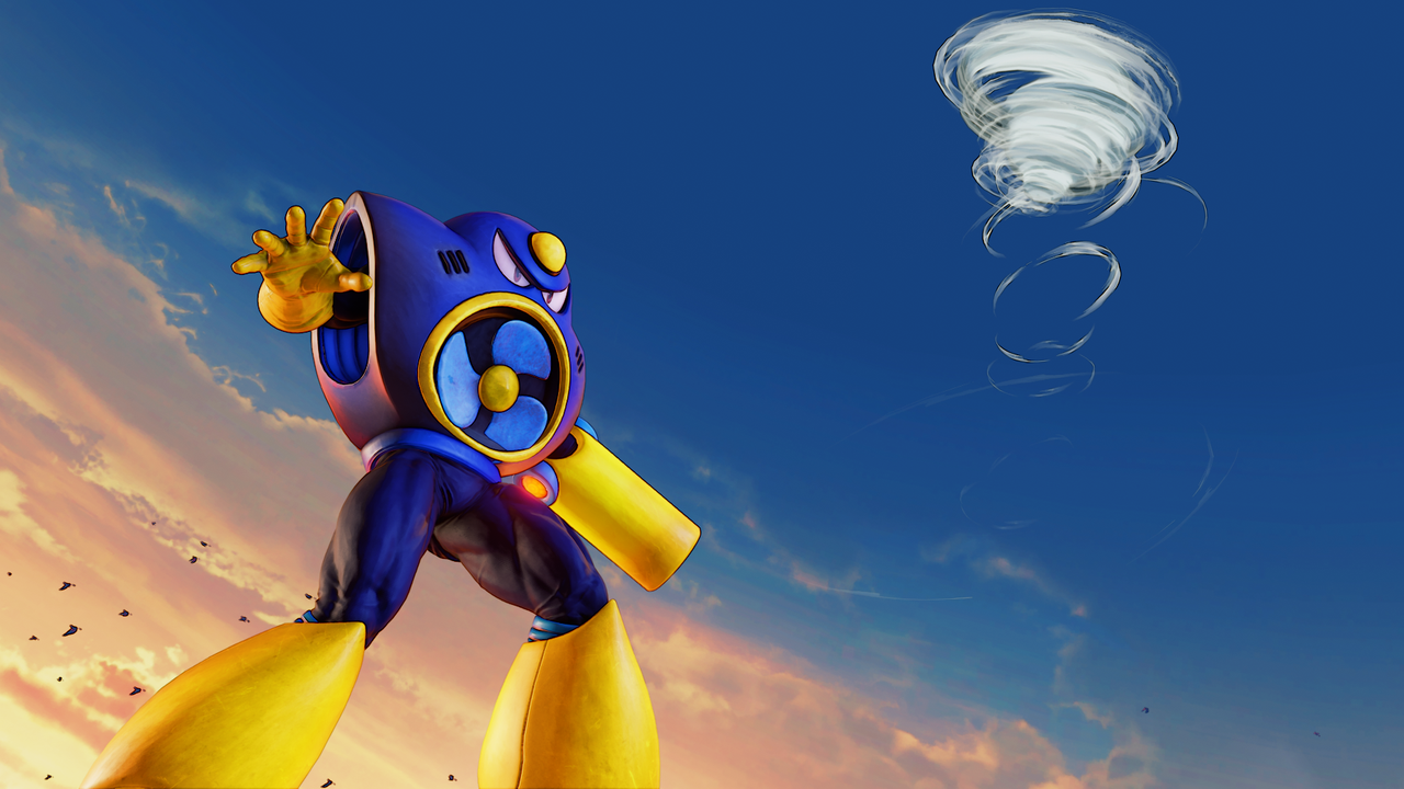 Rashid as Air Man (Mega Man)