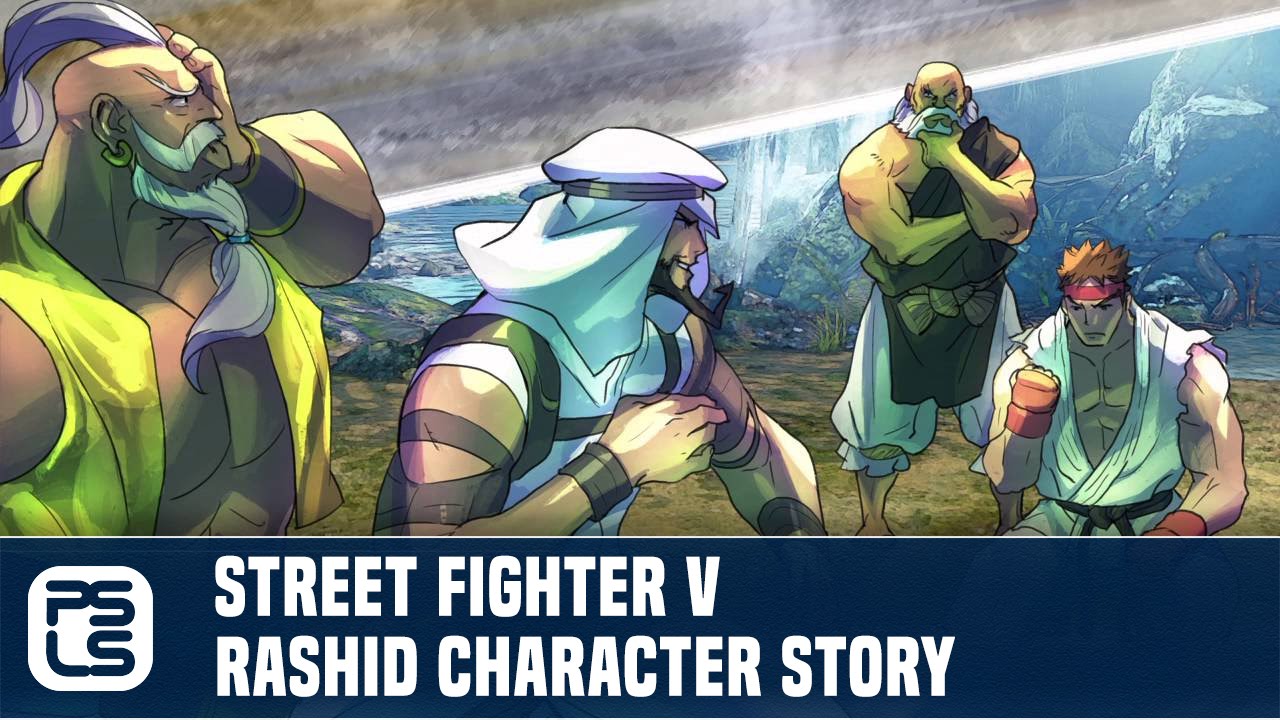 Street Fighter V Rashid Character Story 