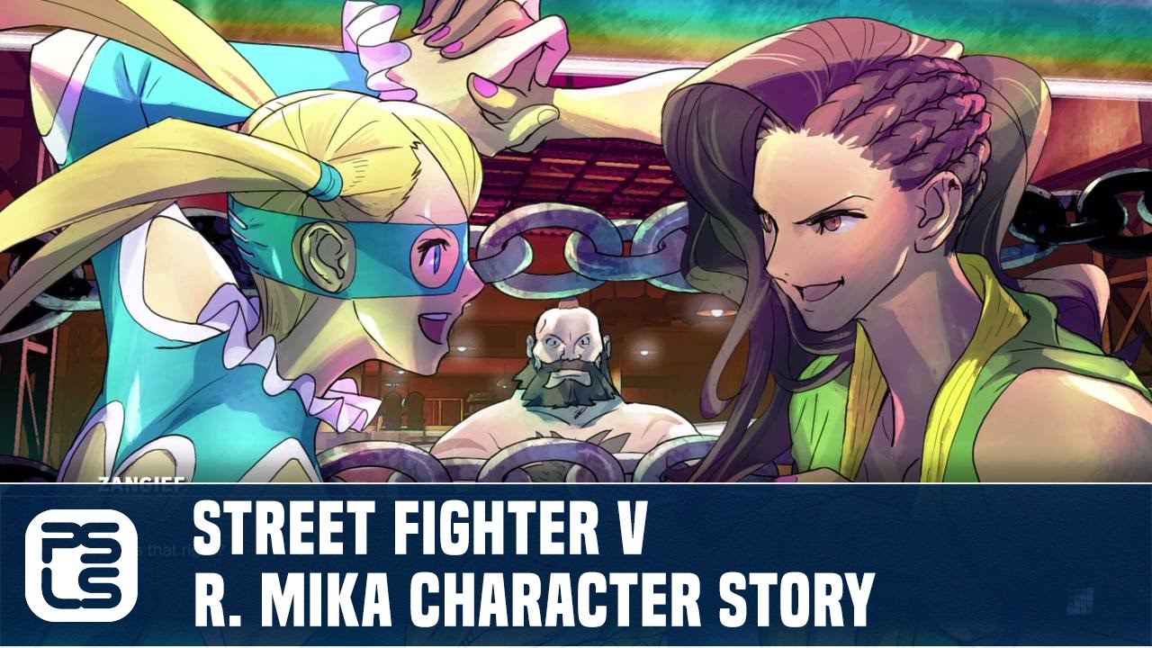 Street Fighter V R. Mika Character Story 