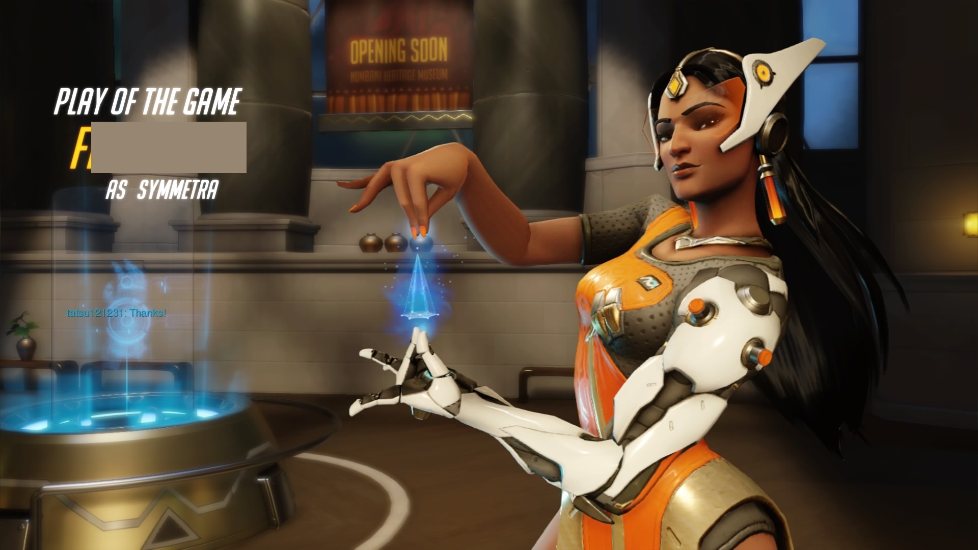 Symmetra Play of the Game