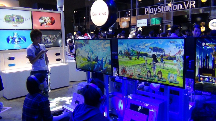 More Sony booth