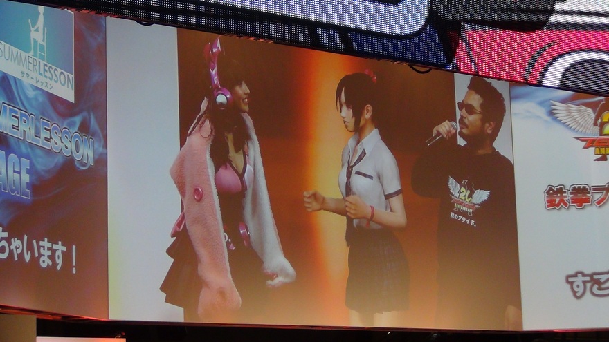 Virtual characters on stage