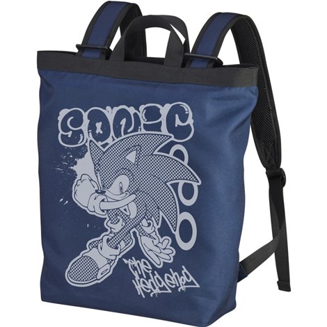 Sonic The Hedgehog – Sonic Graffiti Design 2way Backpack Navy