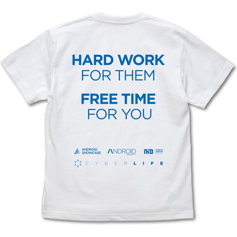 Detroit: Become Human – Cyber Life Corp T-shirt White Back
