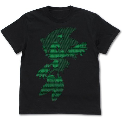 Sonic The Hedgehog – Sonic ASCII Art T-shirt Black