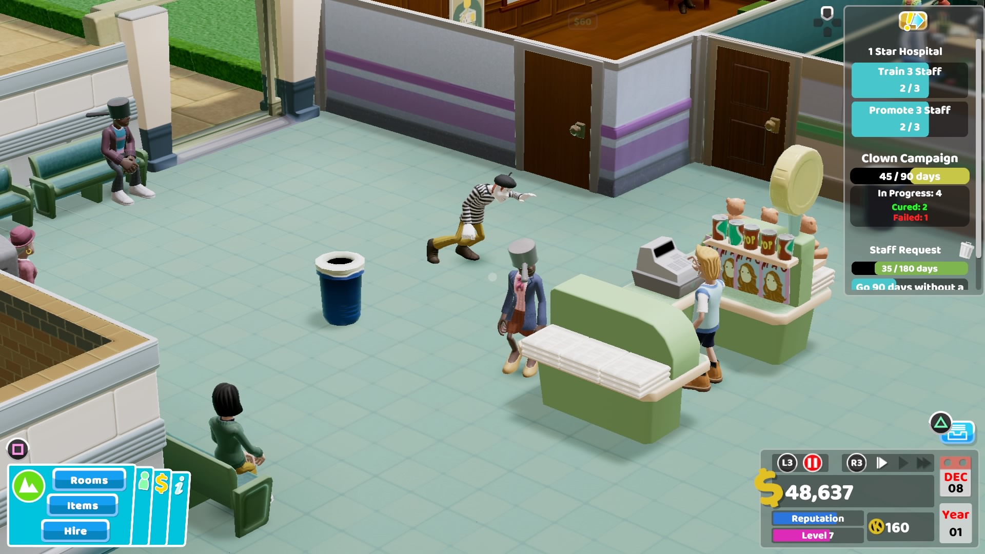 Two Point Hospital Review (PS4) The Doctor is In