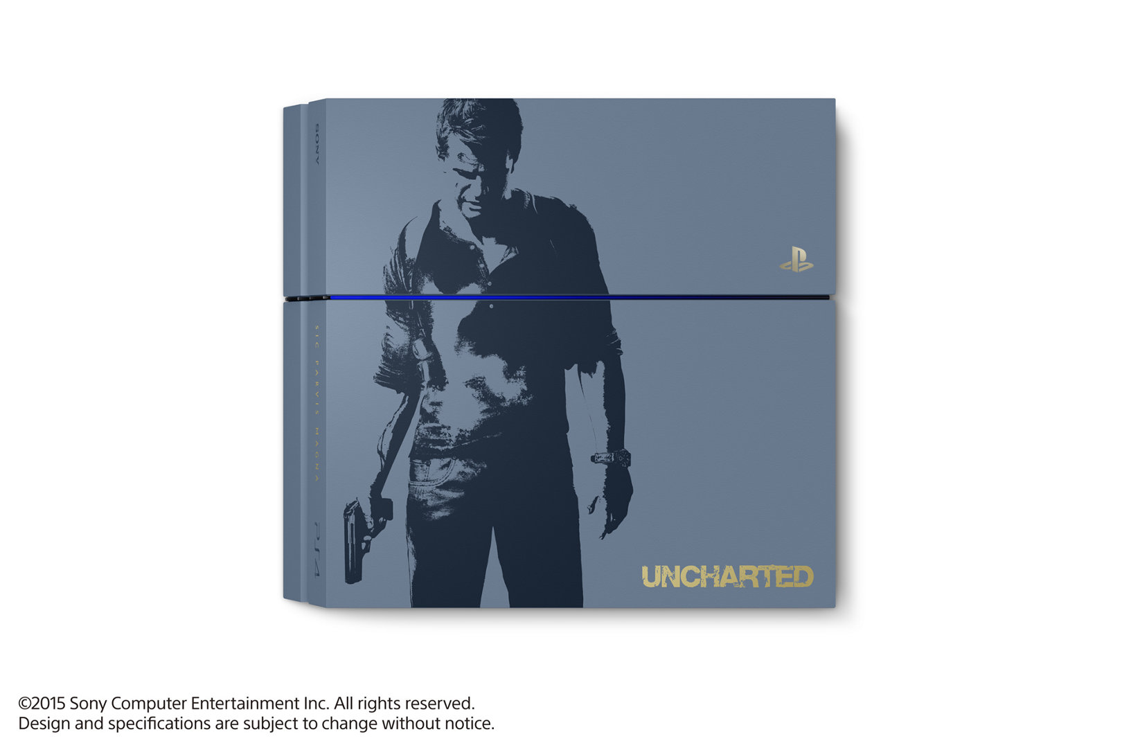 Uncharted 4 Gray Blue PS4