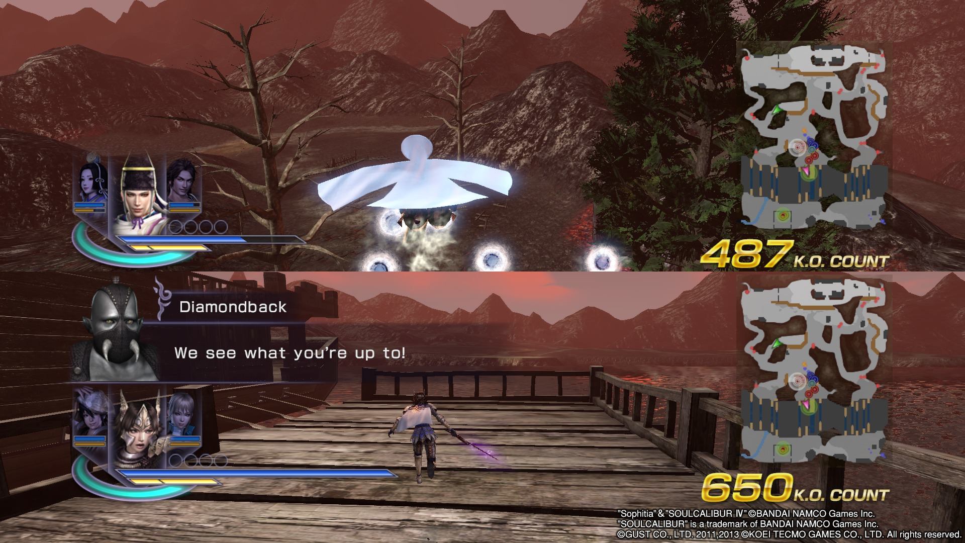 Warriors Orochi 3 Ultimate Gliding to Diamondback