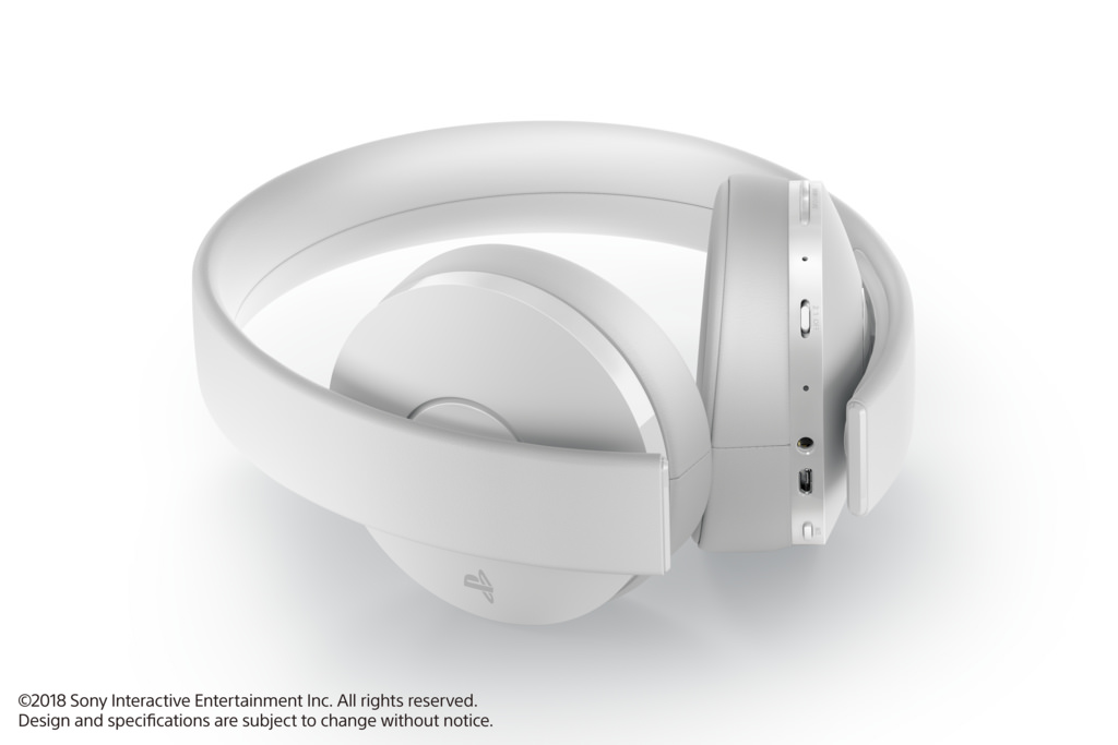 White Playstation Gold Wireless Headset