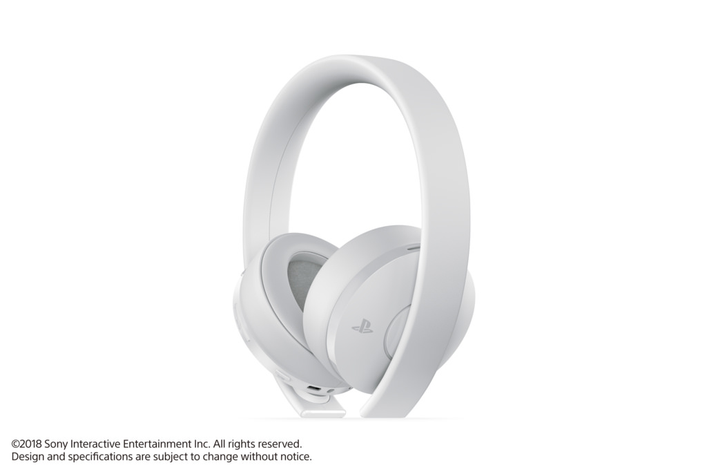 White Playstation Gold Wireless Headset