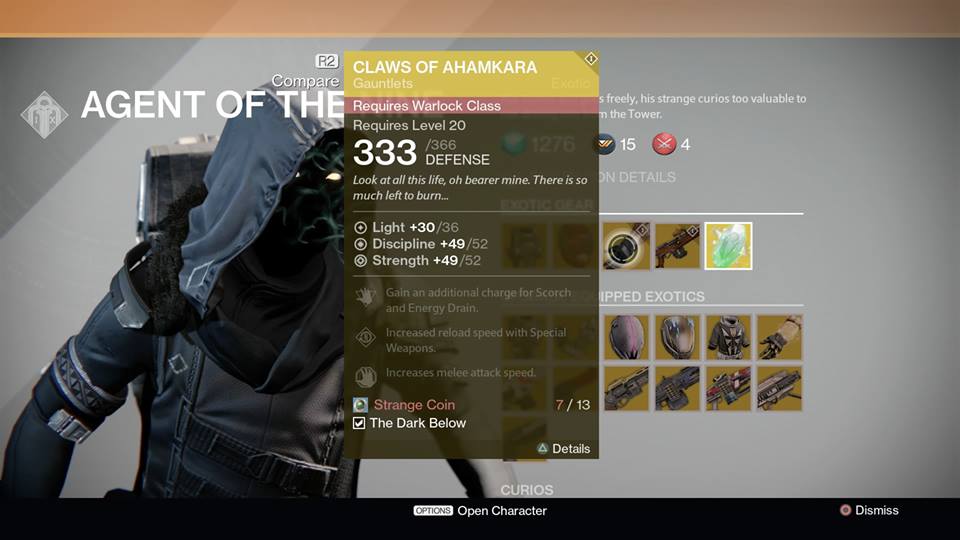 Claws of Ahamkara - Warlock