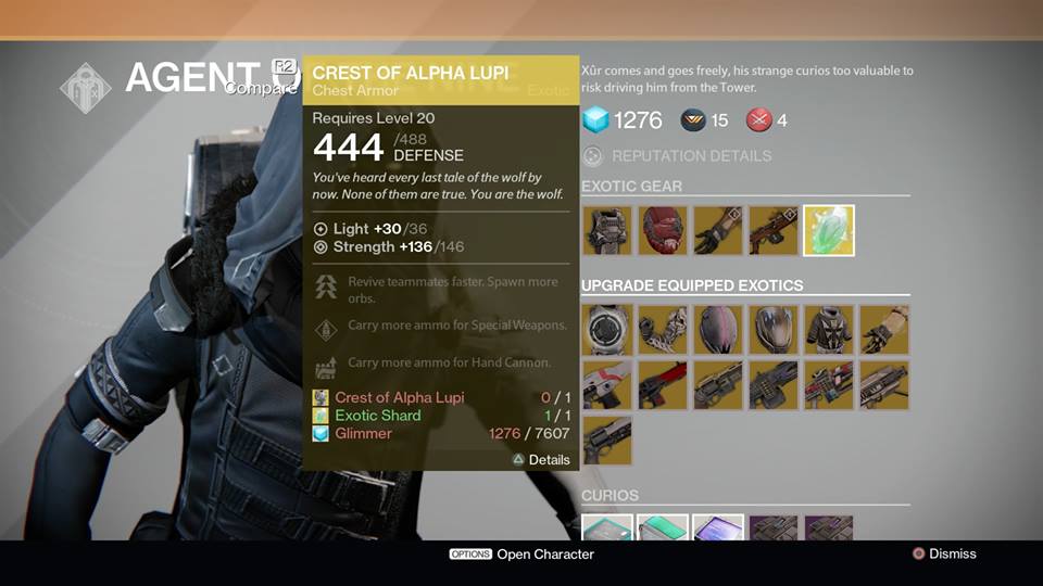 Crest of Alpha Lupi - Hunter