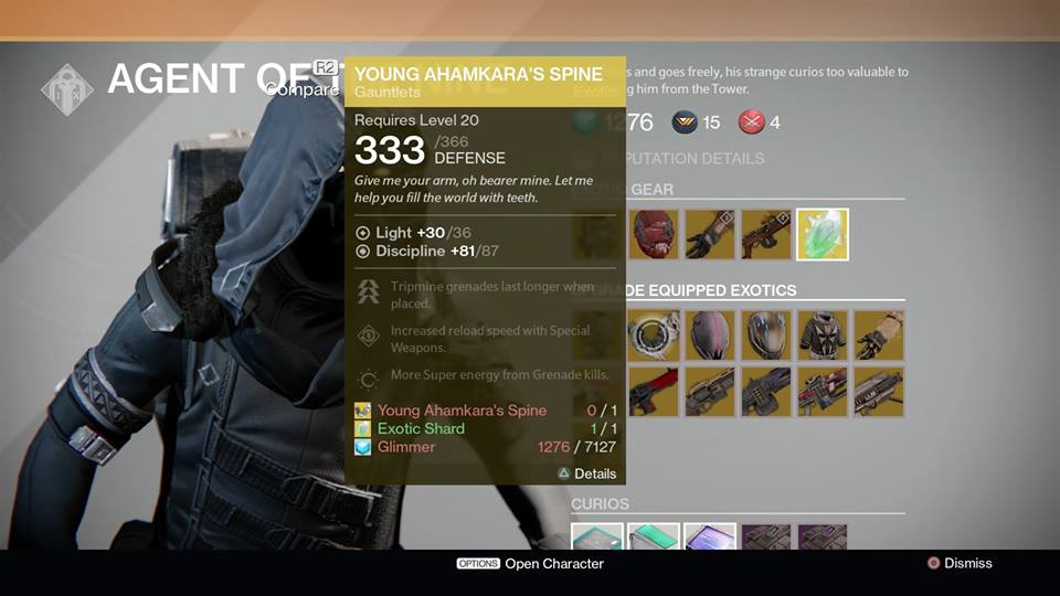 Young Ahamkara's Spine - Hunter