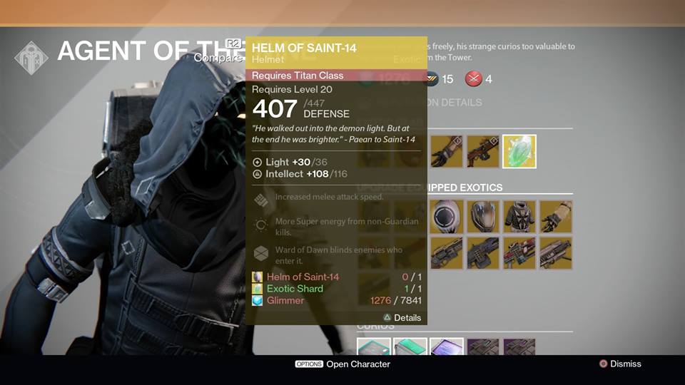 Helm of Saint-14 - Titan