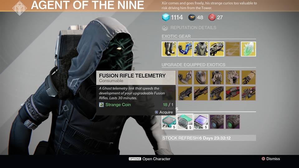 Fusion Rifle Telemetry