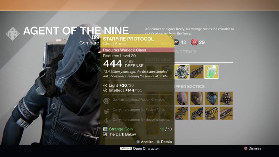 Starfire Protocol - Warlock