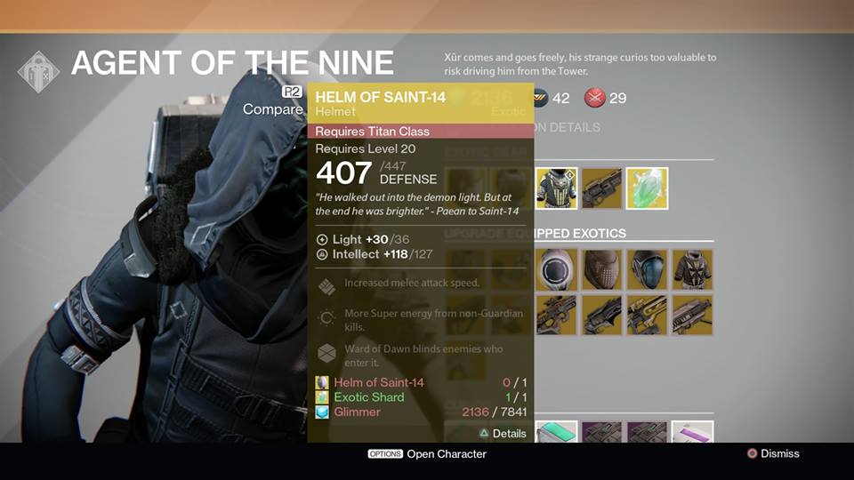 Helm of Saint-14 - Titan